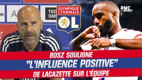 OL : Bosz souligne "l'influence positive" de Lacazette sur l'équipe