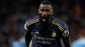 Antonio Rüdiger avec le Real Madrid, le 17 avril 2024
