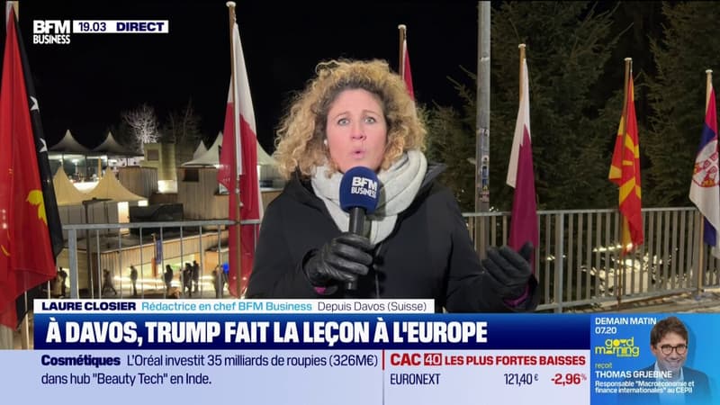A Davos, les Européens agacés par les américains