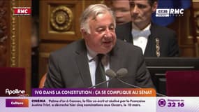 Inscription de l'IVG dans la Constitution: Gérard Larcher s'y oppose