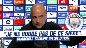 Manchester City ; "Je ne bouge pas de ce siège", Guardiola clarifie sa situation malgré la polémique