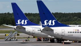 Des avions de SAS, la compagnie nationale suédoise.