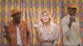 Toofan et Louane dans le clip La vie là-bas