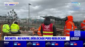 Déchets: au Havre, déblocage puis reblocage