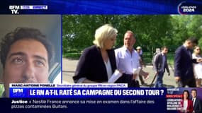 Marc-Antoine Ponelle, secrétaire général du groupe RN en région PACA: "On a fait une belle campagne" 