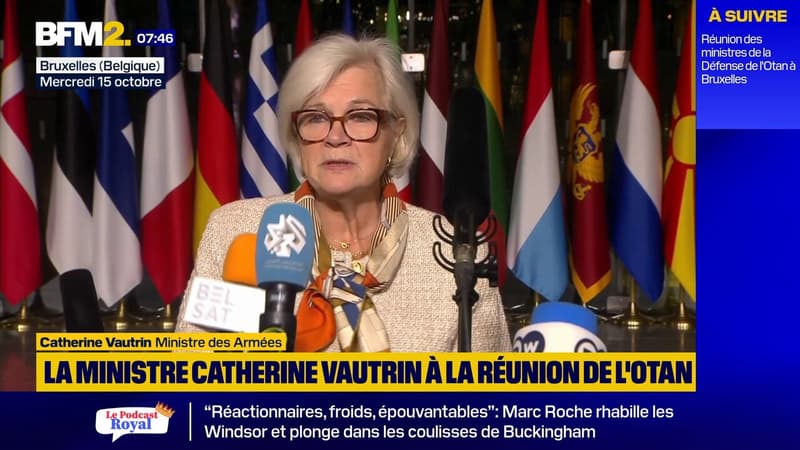 Catherine Vautrin, nouvelle ministre des Armées, évoque une 