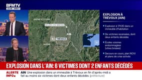 Explosion dans l'Ain: une cinquantaine de pompiers déployés avec 36 engins pour porter secours aux victimes