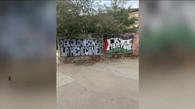 Des tags jugés antisémites sur un mur de l'hôpital Bichat ont été effacés le 8 novembre 2023