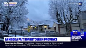 Provence: tant attendue, la neige fait son grand retour