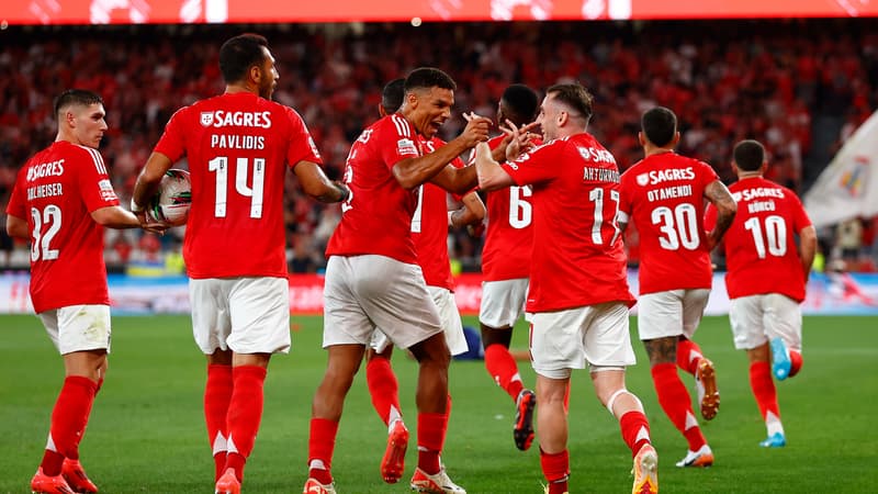 Célébration Benfica