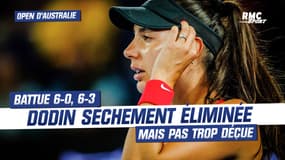 Open d'Australie: "Comme une m...." éliminée par Zheng, Dodin déçue mais pas trop