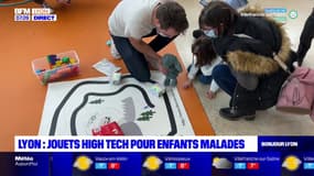 Lyon: des jouets high tech pour divertir les enfants hospitalisés