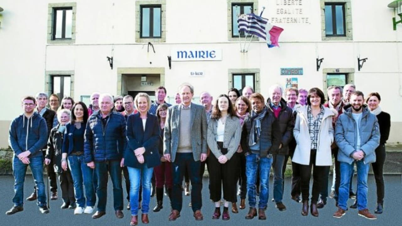 Photo de la liste "Combrit Avenir", menée par Gérard Yvé