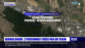 Bernolsheim: deux personnes mortellement percutées par un train