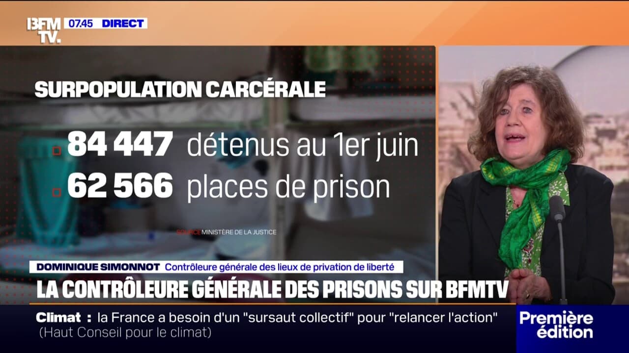 Dominique Simonnot (contrôleure générale des lieux de privation de ...