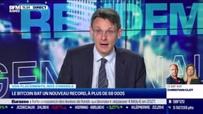 François Monnier (Investir) : Le bitcoin bat un nouveau record, à plus de 68 000 dollars - 09/11