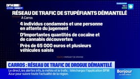 Carros : un important réseau de trafic de drogue démantelé, près de 65 000 euros saisis
