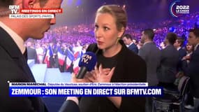 Marion Maréchal: "Personnellement, je voterai pour Marine Le Pen si elle était face à Emmanuel Macron"