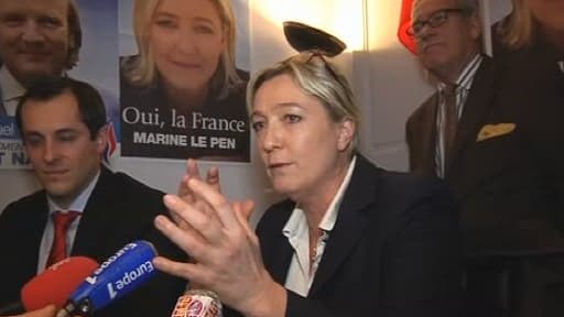 La présidente du Front national Marine Le Pen