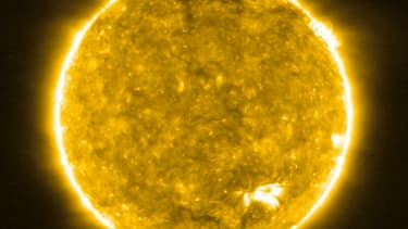 Une image du Soleil prise par la sonde Solar Orbiter et diffusée le 16 juillet.