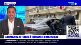 Le ministre de l'Intérieur Gérald Darmanin en déplacement ce lundi à Simiane et Marseille