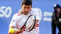 Le Serbe Novak Djokovic, lors de son match contre le Sud-coréen Soonwoon Kwon, pour son entrée en lice, le 21 avril 2021 dans le Tournoi de Belgrade