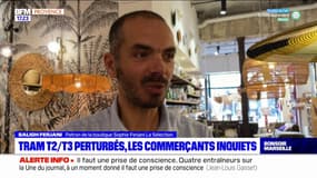 Marseille: les commerçants inquiets face à l'arrêt des trams rue de la République