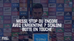 Messi, stop ou encore avec l'Argentine ? Le sélectionneur botte en touche