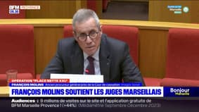 Marseille: François Molins apporte son soutien aux juges