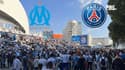 OM - PSG : déjà beaucoup d'ambiance (et pas mal de monde) sur le parvis du Vélodrome