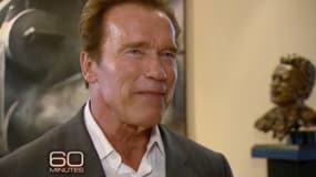 Arnold Schwarzenegger, lors de son passage à l'émission "60 Minutes"