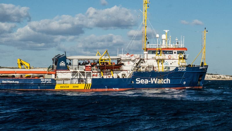 Le Sea Watch en Méditerranée le 4 janvier 2019
