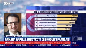 Boycott des produits français par la Turquie: "Au niveau industriel, ce ne sont pas des échanges concernés par les boycotts" selon Stéphane Salvetat (chambre de commerce Franco Turque)