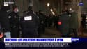 Lyon: manifestation de policiers après les propos d'Emmanuel Macron
