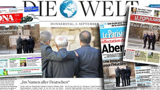 De nombreux quotidiens ont consacré leur une à ce moment qu'ils qualifient d'historique.