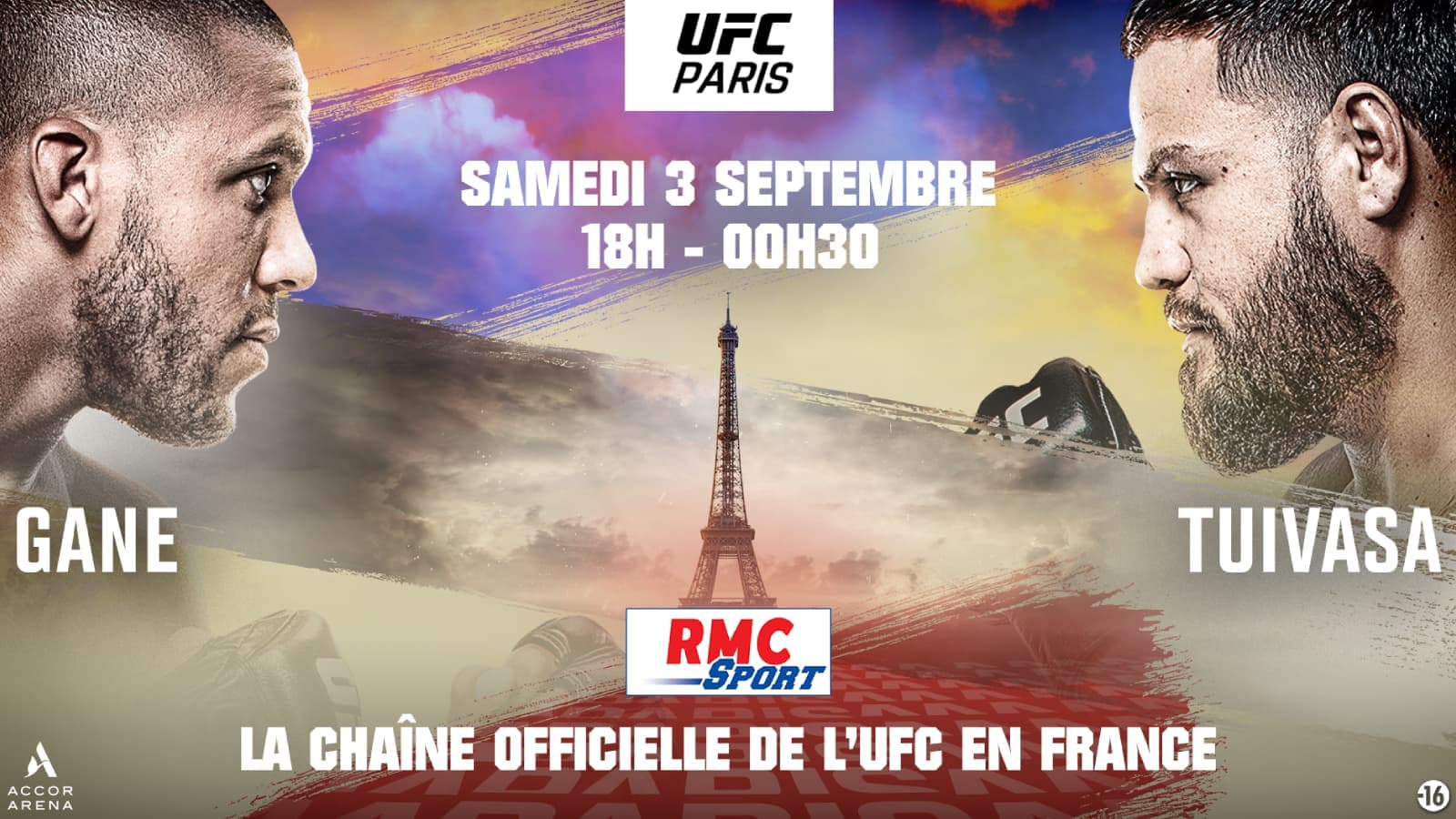 LIVE – UFC Paris: Si sale per qualche ora da Gane-Tuivasa
