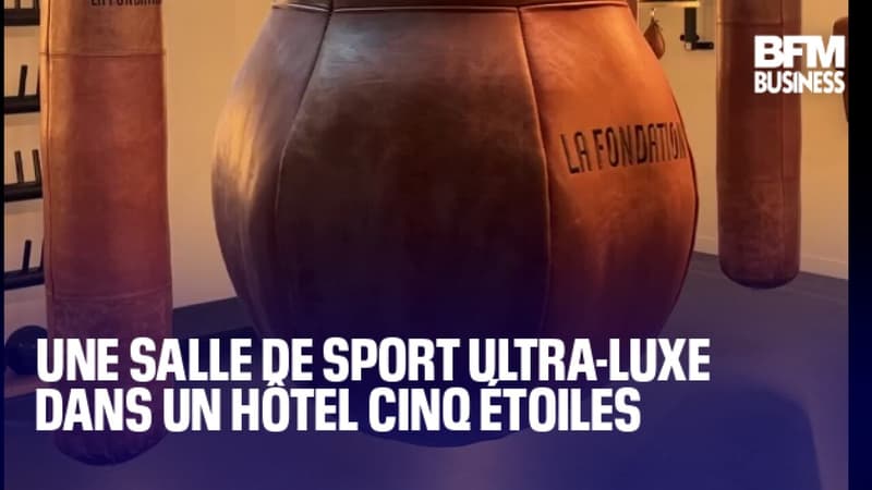 Une salle de sport ultra-luxe dans un hôtel cinq étoiles