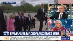 Emmanuel Macron a débuté sa visite d'État aux États-Unis (1/2)
