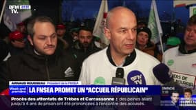 Salon de l'agriculture: Arnaud Rousseau (président de la FNSEA) promet un "accueil républicain" à Emmanuel Macron
