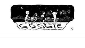 Pour le 14 juillet, Google a fait appel à Emilie Tronche, dessinatrice et créatrice de la série "Samuel" sur Arte. 
