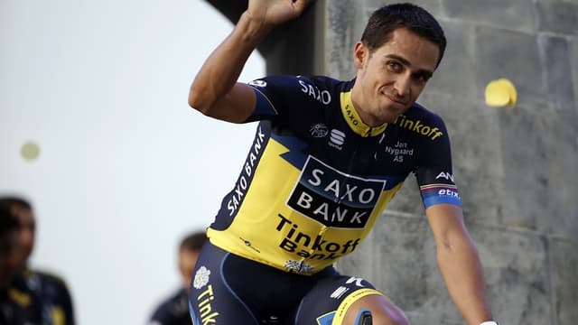 Alberto Contador sur le Tour de France