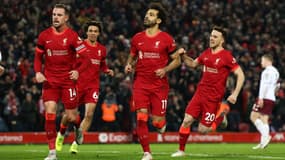 Célébration but Liverpool