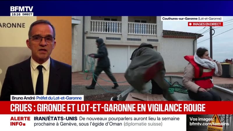 Crues: "Il reste encore 18.000 personnes privées d'électricité", annonce le préfet du Lot-Garonne