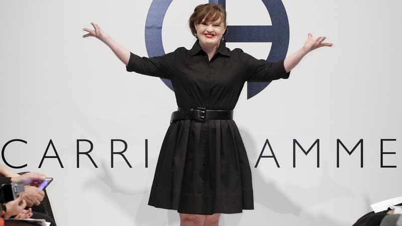 Jamie Brewer a défilé pour la Fashion Week de New York le 12 février dernier.