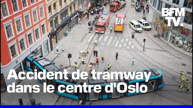 Un accident de tramway fait quatre blessés à Oslo