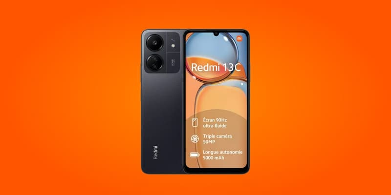 Un smartphone performant et peu cher, c’est ce que propose Auchan avec le Redmi 13C
