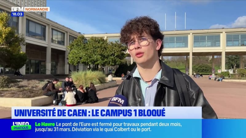 Budget, frais d'enseignement à distance... Pourquoi le Campus 1 de l'université de Caen est bloqué? 