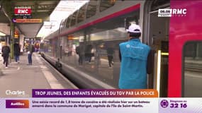 Trop jeunes, des enfants évacués du TGV par la police