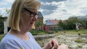 Ludmila, dont le mari a été tué par les Russes à Boutcha