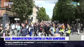 Lille: nouvelle journée de manifestation contre le pass sanitaire